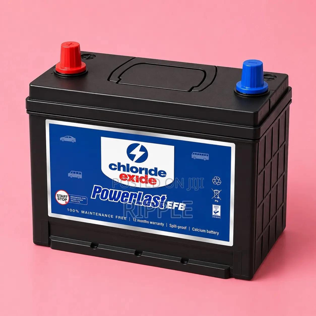 50Ah Chloride Exide PowerLast 045MF EFB 452CCA Start-Stop Battery 12V