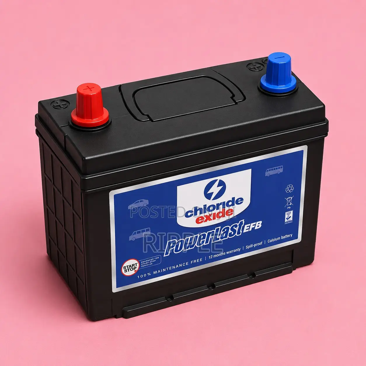 50Ah Chloride Exide PowerLast 045MF EFB 452CCA Start-Stop Battery 12V