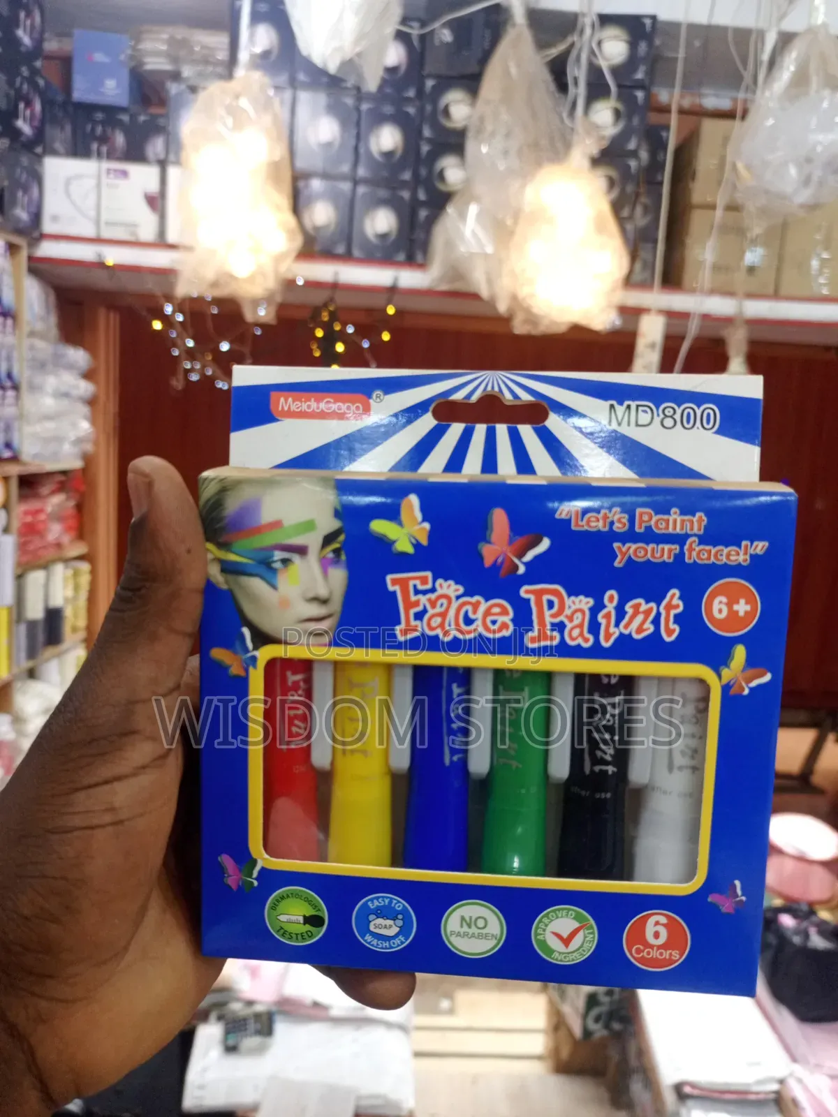 MeiduGaga MD800 Face Paint Set Is a 6-Color