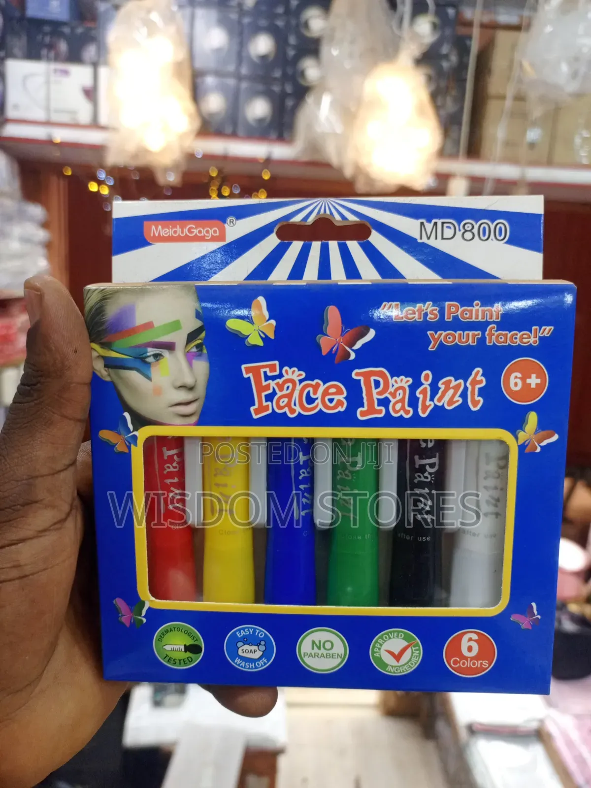 MeiduGaga MD800 Face Paint Set Is a 6-Color