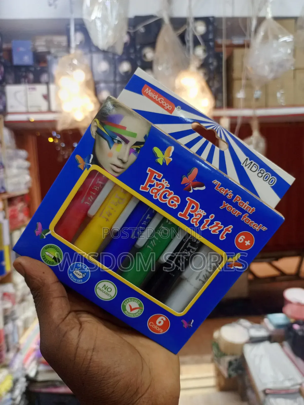 MeiduGaga MD800 Face Paint Set Is a 6-Color