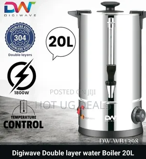 Digiwave 20L Stainless Steel Commercial Water Boiler – DW-WB1396