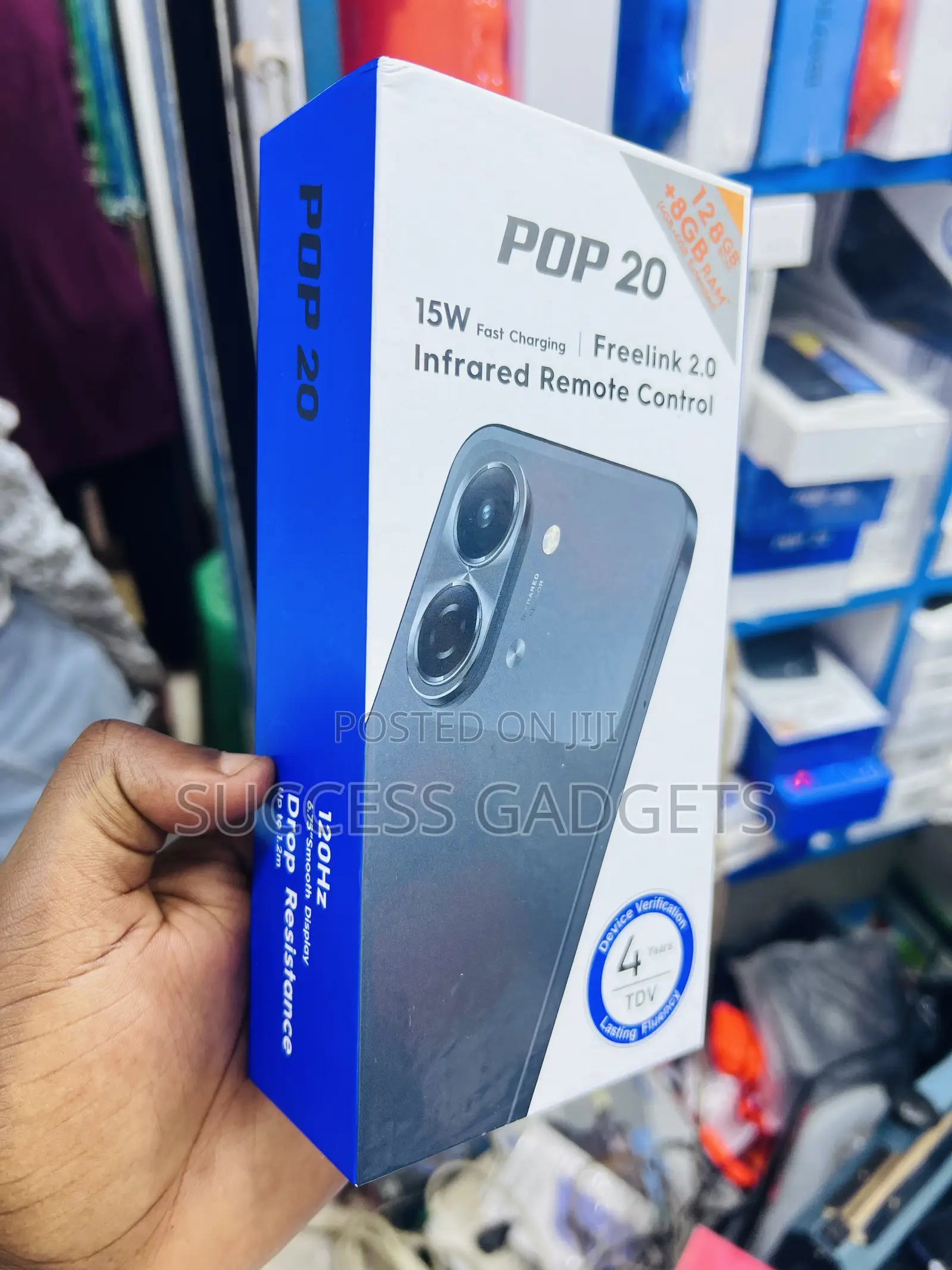 New Tecno Pop 20 128 GB Orange