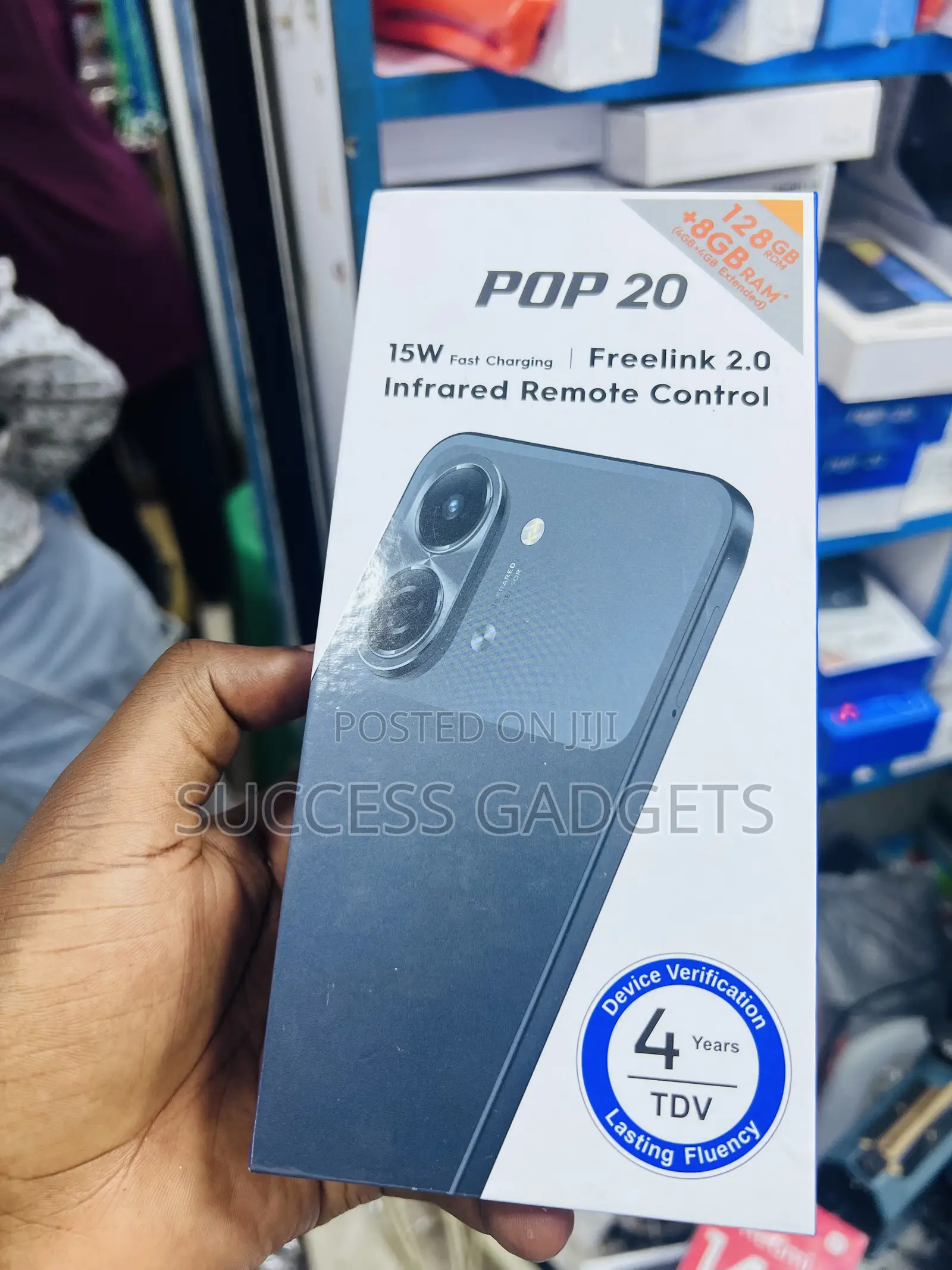 New Tecno Pop 20 128 GB Orange