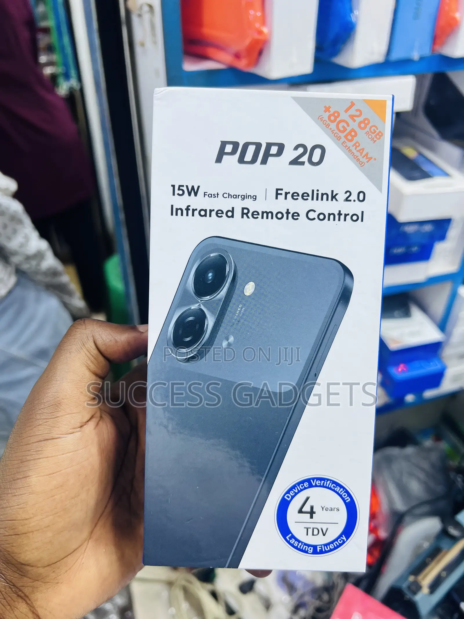 New Tecno Pop 20 128 GB Orange