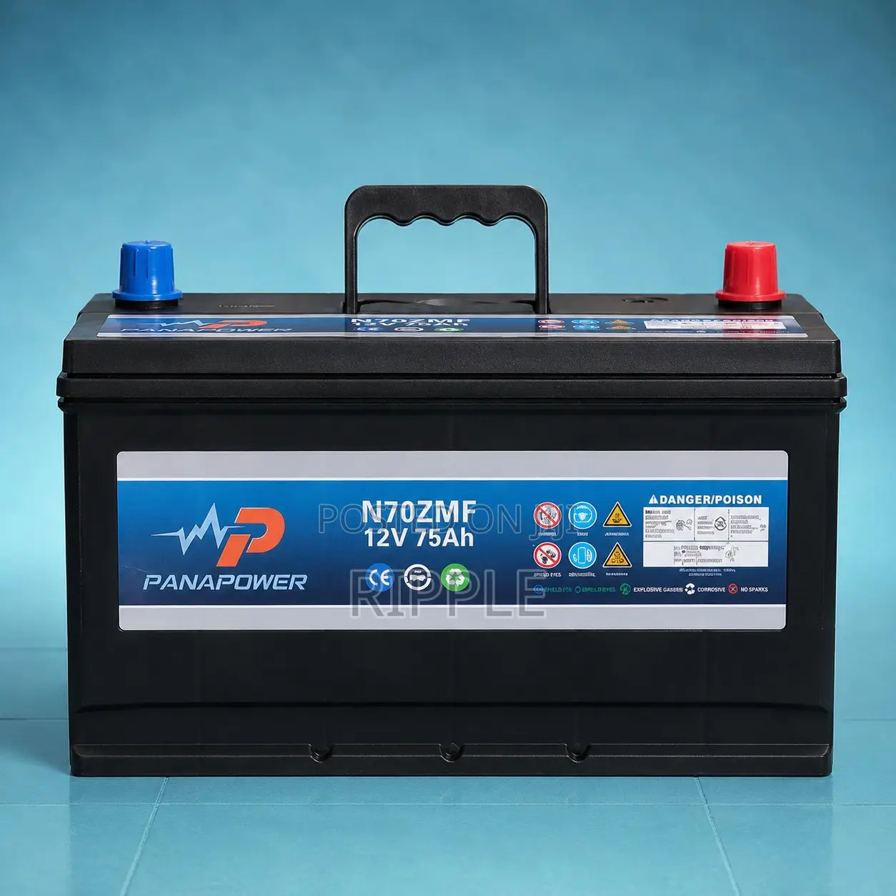 75Ah Panapower N70ZMF Maintenance Free Car Battery 12V