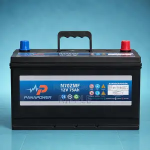 75Ah Panapower N70ZMF Maintenance Free Car Battery 12V