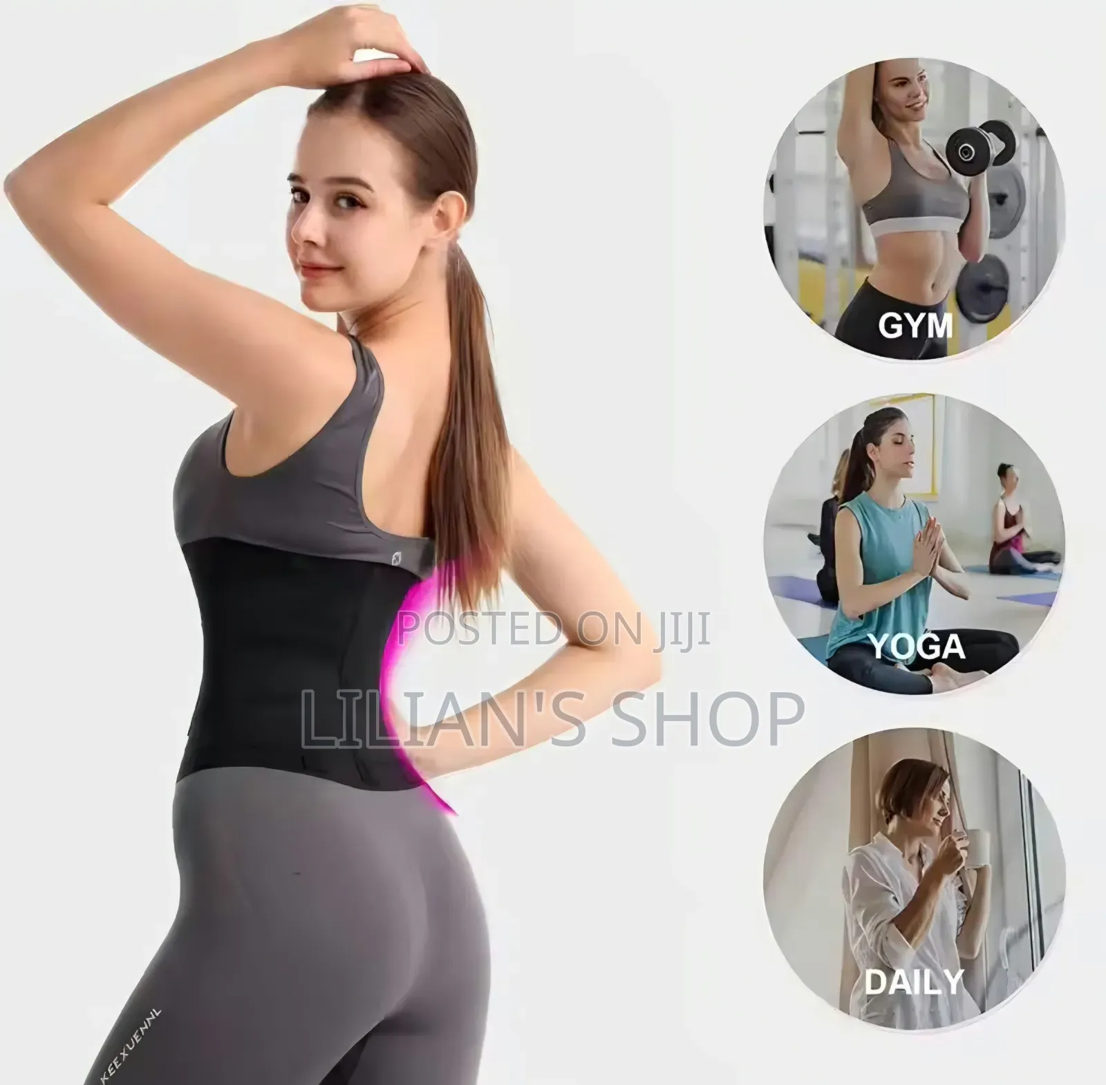 Neoprene Waist Trimmer and Slimming Body Shaper Belt