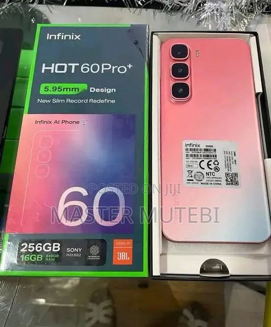 New Infinix Hot 60 Pro+ 256 GB Orange