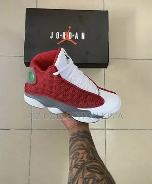 Original Air Jordan 13 Retro Red Flint – Gym Red/Flint Grey
