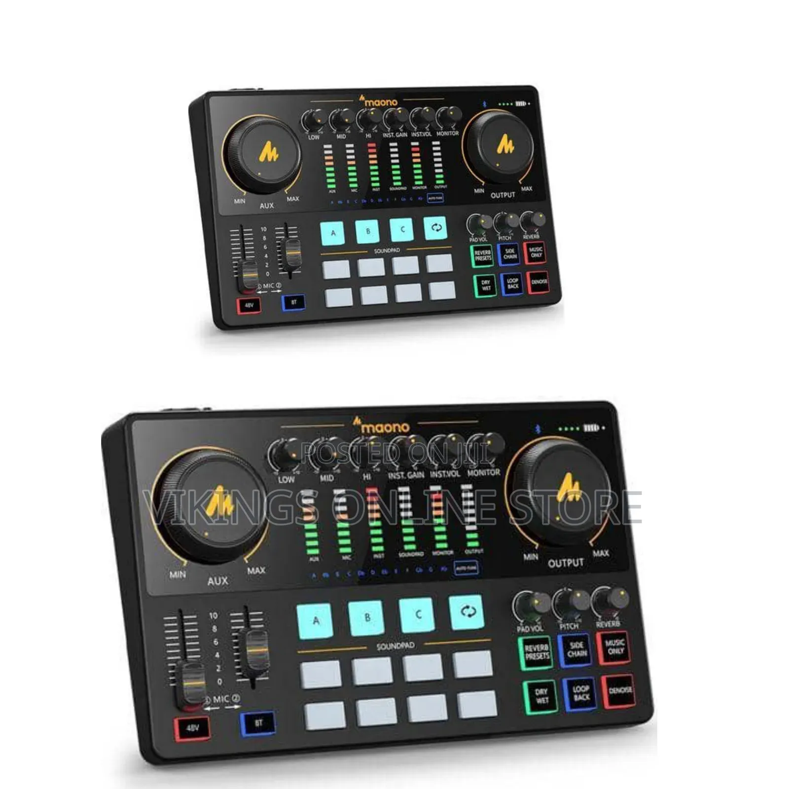 MAONO PD400X Audio Interface, MaonoCaster 10-Channel Podcast Mixer