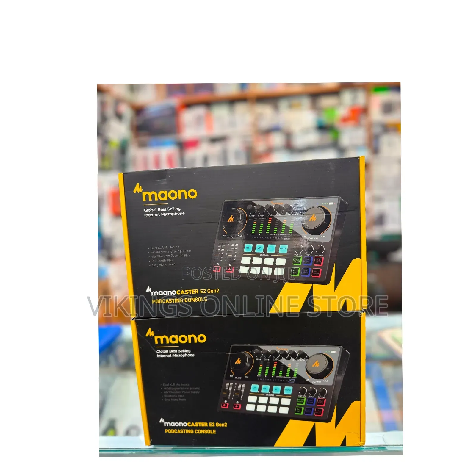 MAONO PD400X Audio Interface, MaonoCaster 10-Channel Podcast Mixer