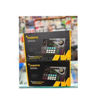 MAONO PD400X Audio Interface, MaonoCaster 10-Channel Podcast Mixer