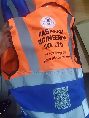 Multi-Colour Pocket Reflective Safety Vests With QR & Logo Print