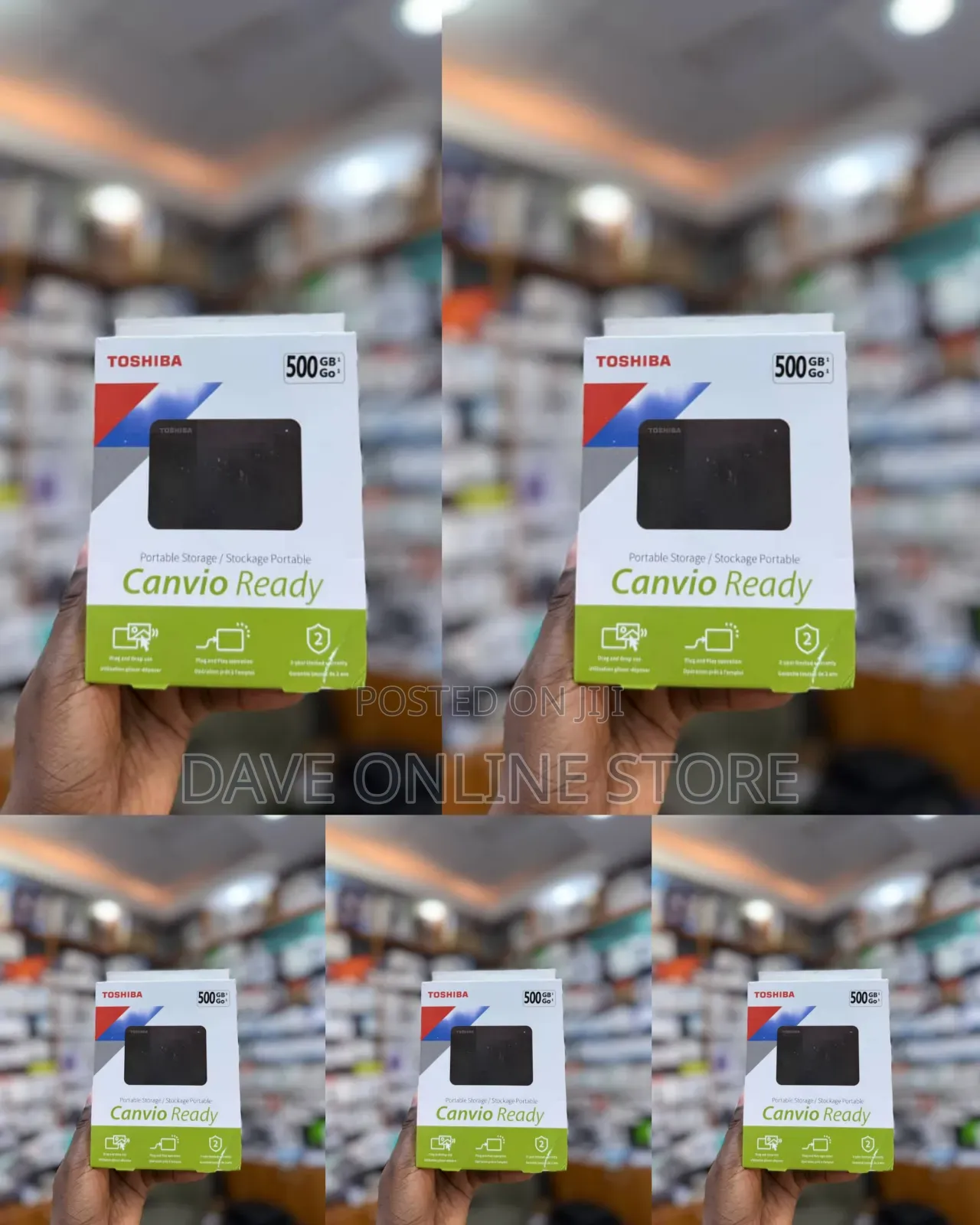 Toshiba Canvio Ready 500GB Portable External Hard Drive
