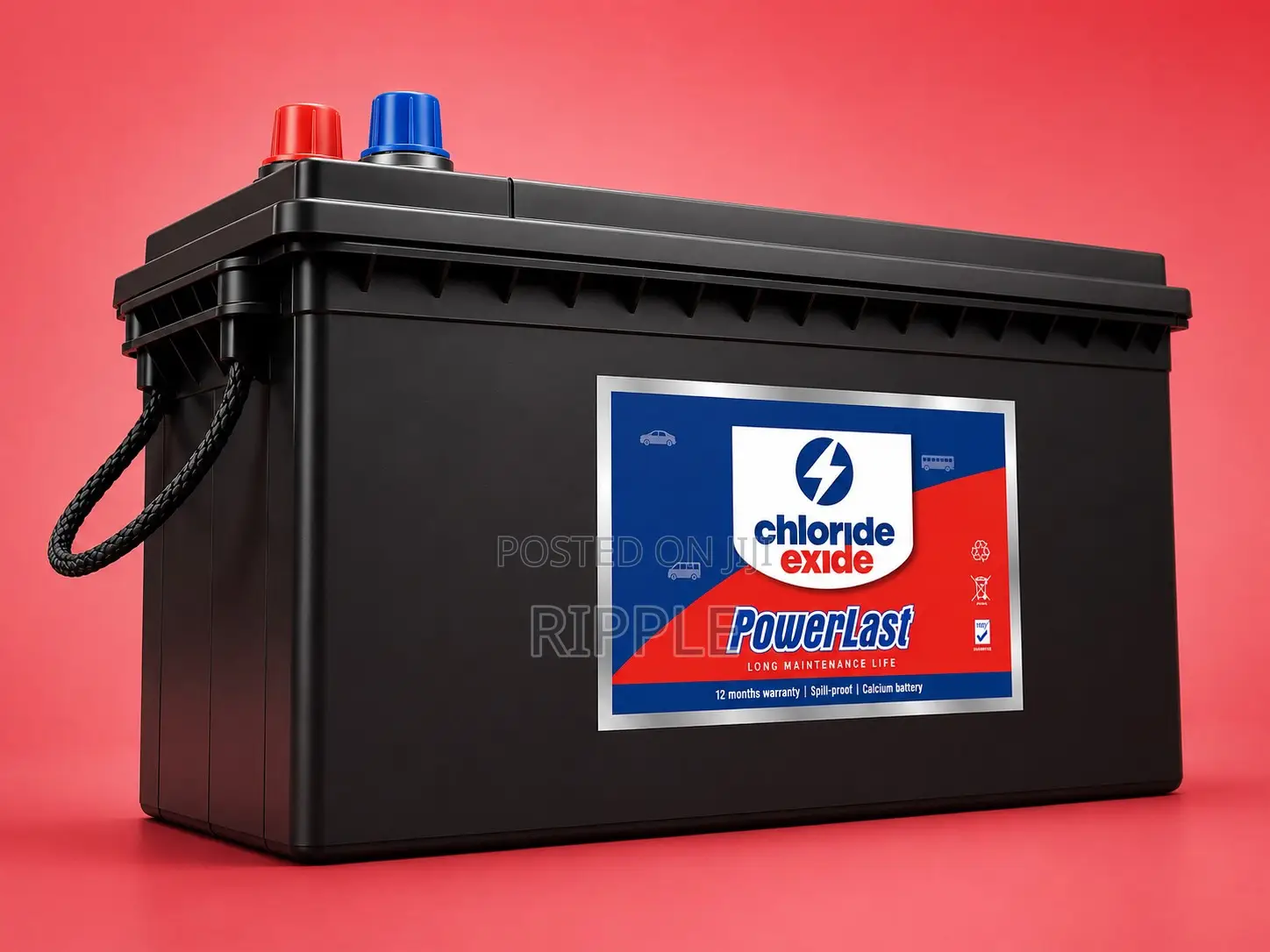 180Ah Chloride Exide PowerLast 180MF Maintenance Free Car Battery 12V