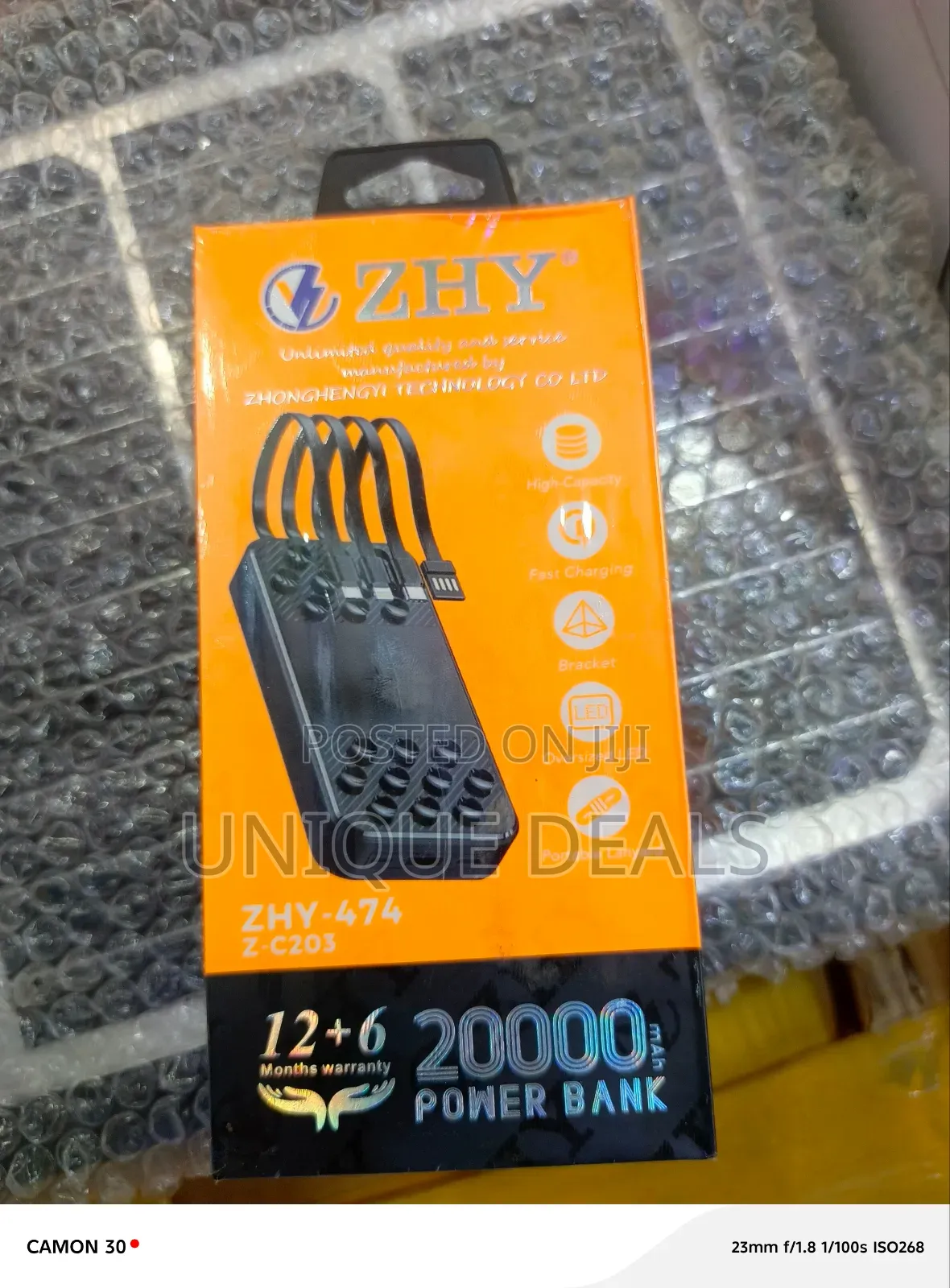 ZHY-474 20,000mAh Power Bank