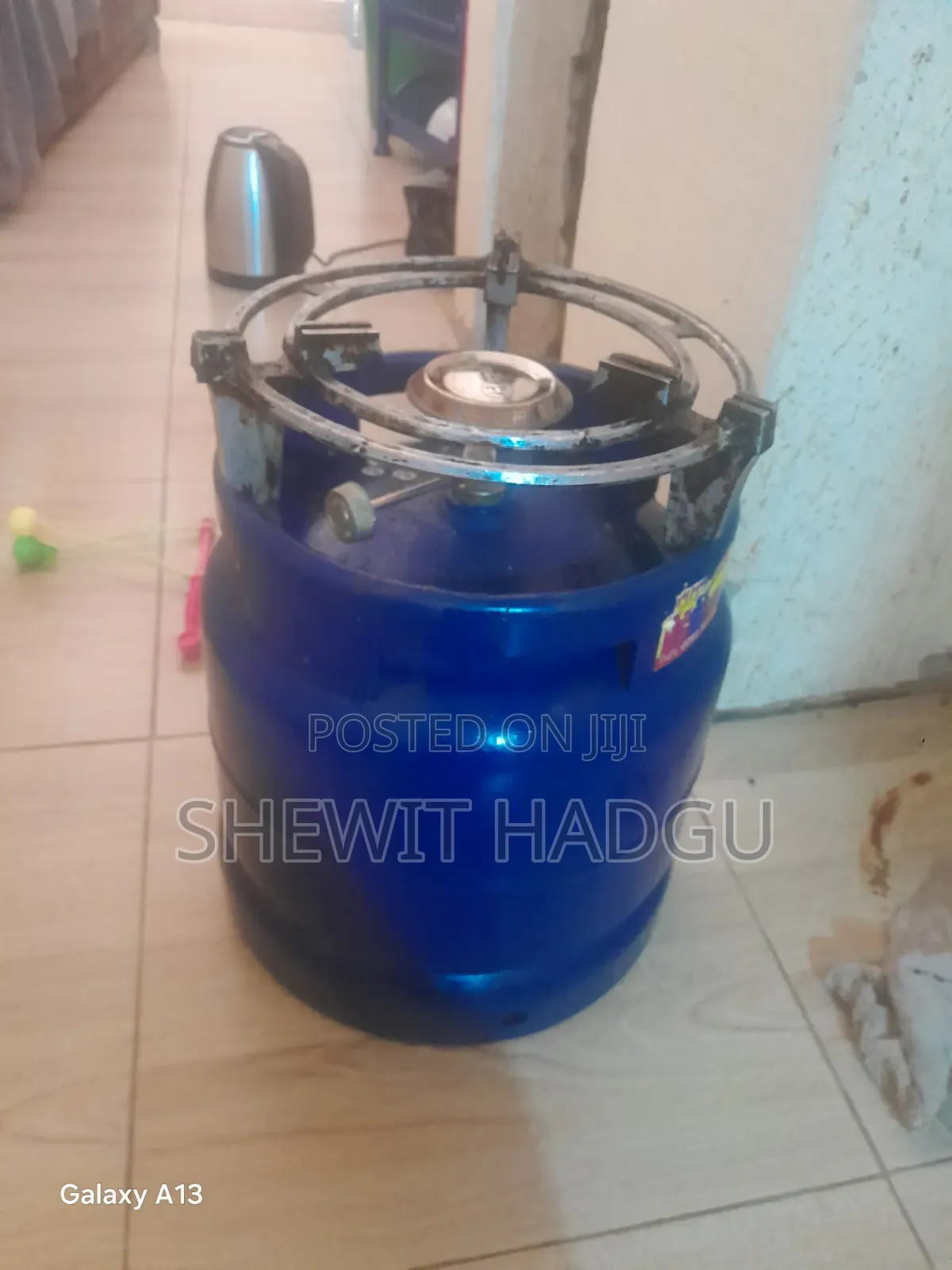 6KG Gas Cylinder With Burner - Half Gas