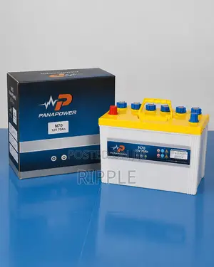 70Ah Panapower N70 Maintenance Free Car Battery 12V