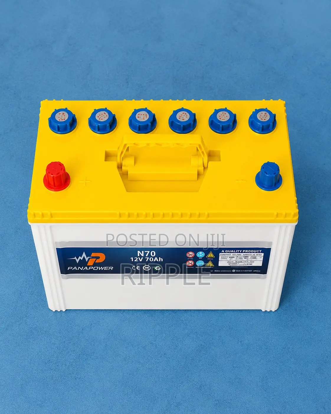 70Ah Panapower N70 Maintenance Free Car Battery 12V