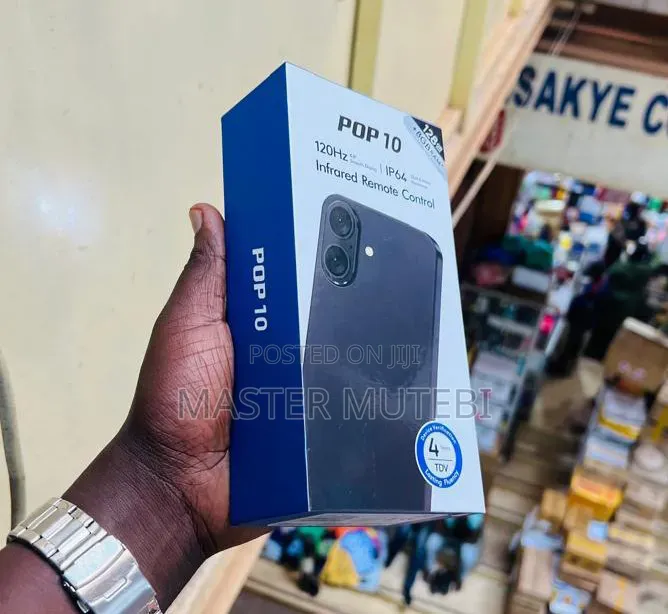 New Tecno Pop 10 128 GB Black