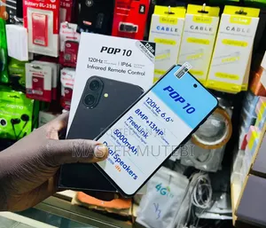 New Tecno Pop 10 128 GB Black