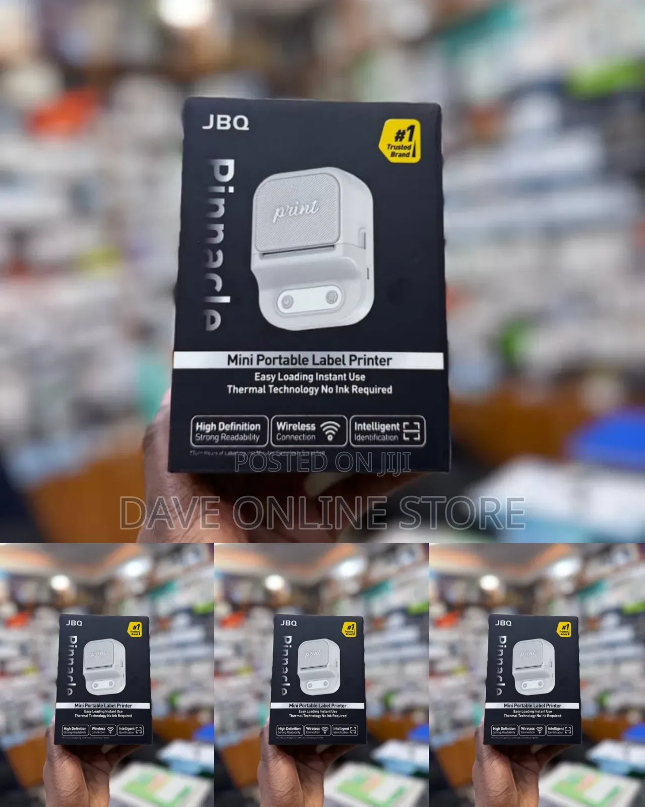 JBQ Pinnacle Mini Portable Label Printer