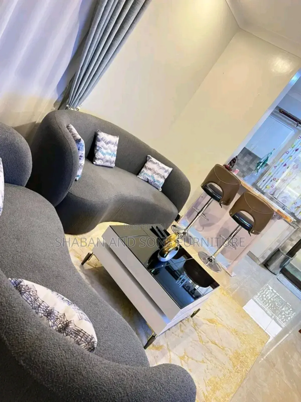 6 Seater Bean Sofa Call Us On