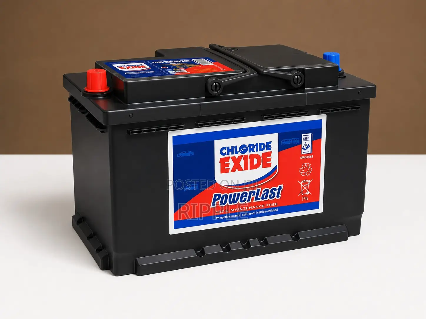 100Ah Chloride Exide Power Last DIN100MF 600CCA MF Car Battery 12V