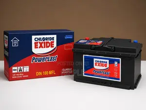 100Ah Chloride Exide Power Last DIN100MF 600CCA MF Car Battery 12V