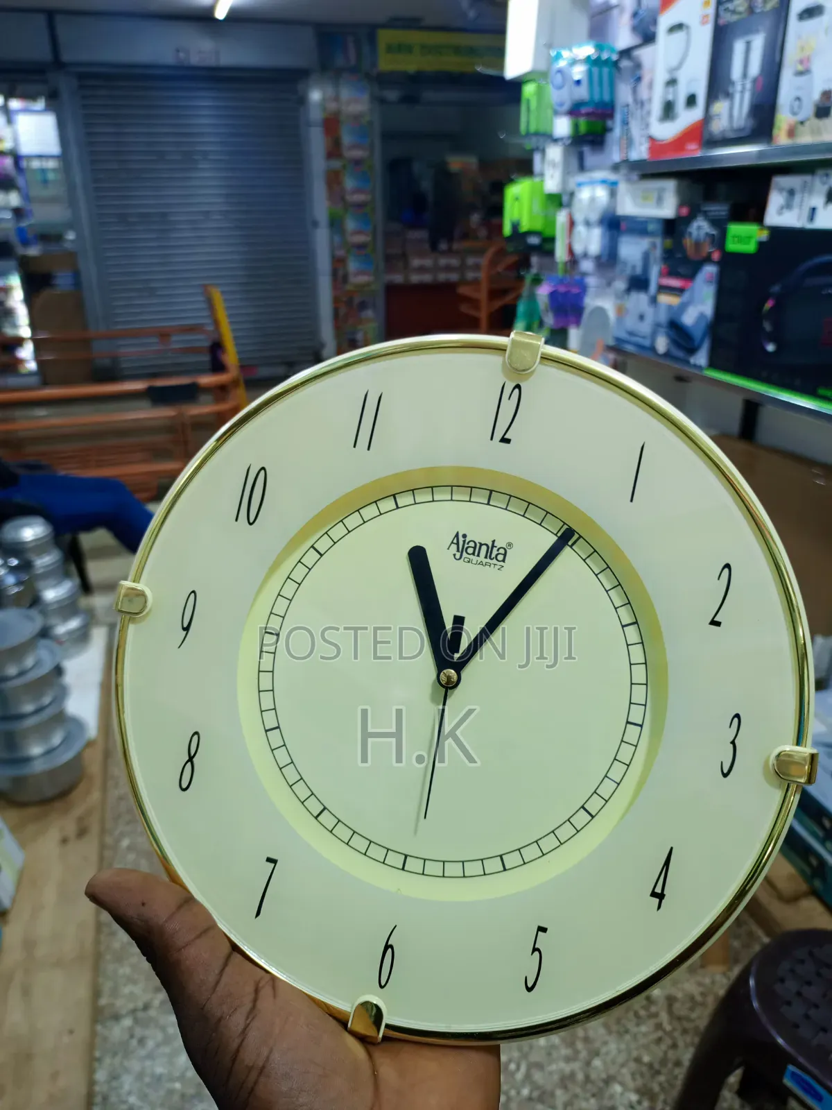 Ajanta F-Series 10 Inches Analog Wall Clock for Home and Offices