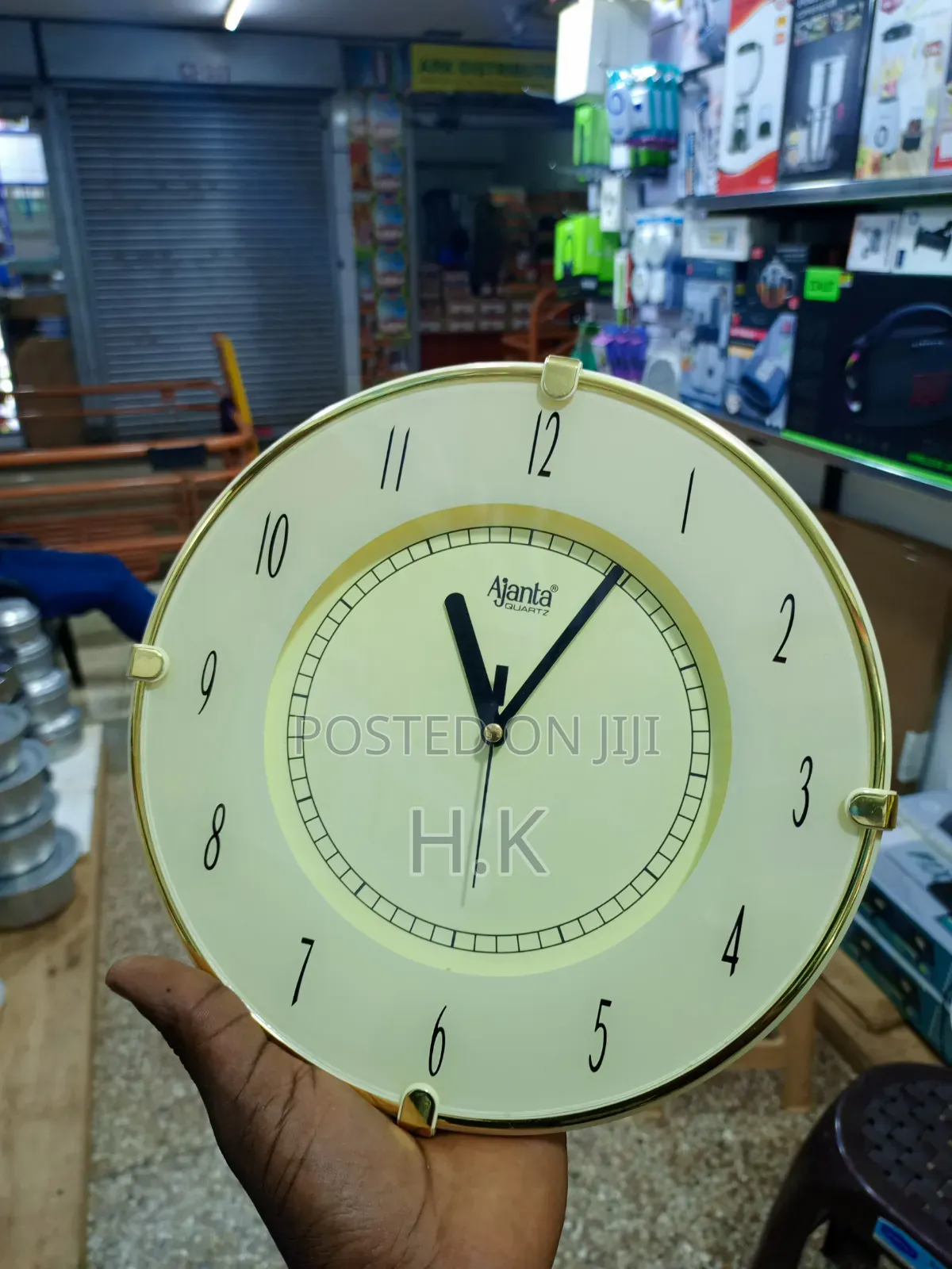 Ajanta F-Series 10 Inches Analog Wall Clock for Home and Offices