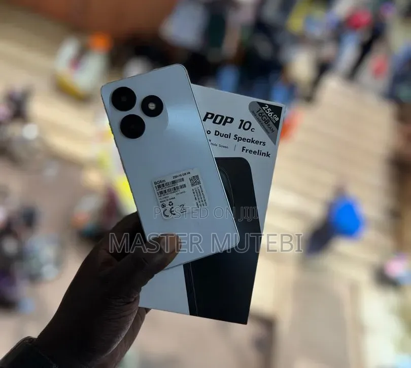 New Tecno Pop 10C 128 GB White