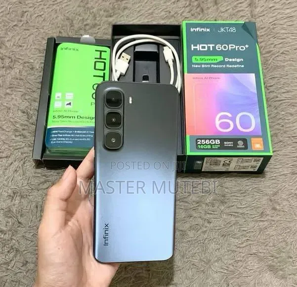 New Infinix Hot 60 Pro+ 256 GB Black