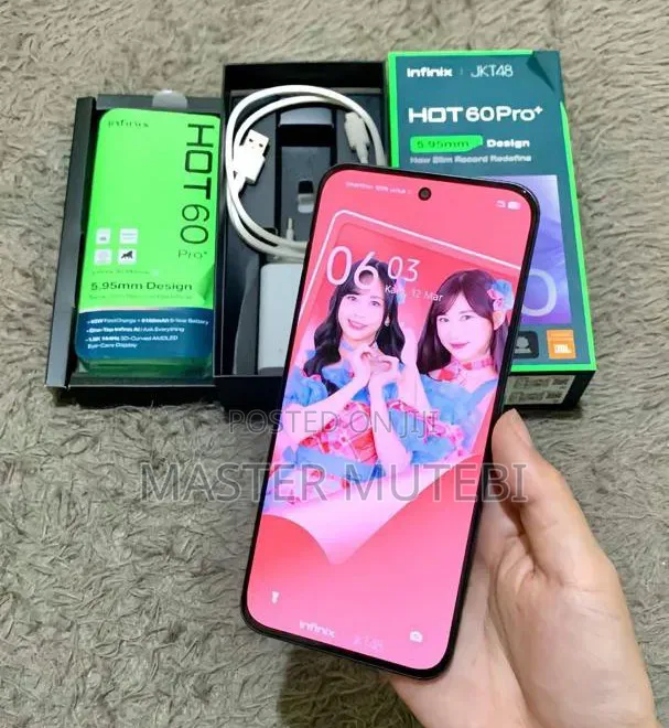 New Infinix Hot 60 Pro+ 256 GB Black