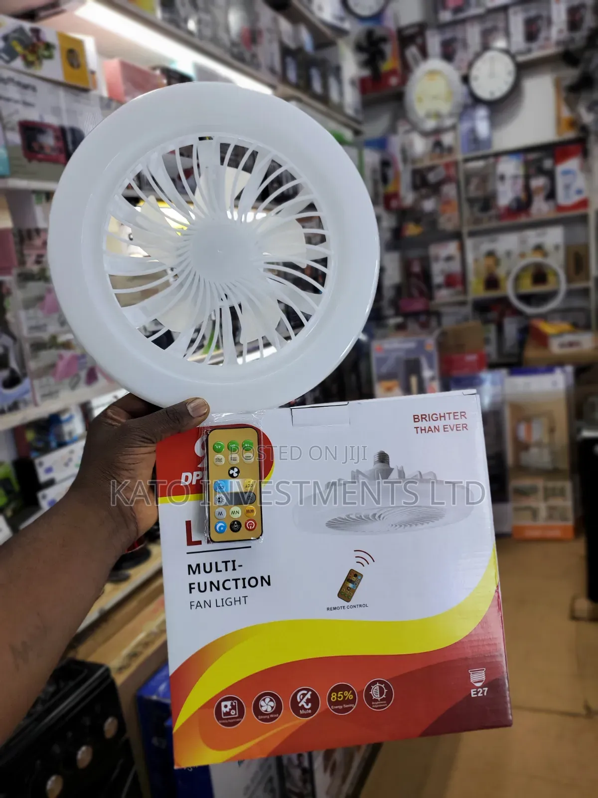Multi-Function E27 LED Ceiling Fan Light-Bulb Fan
