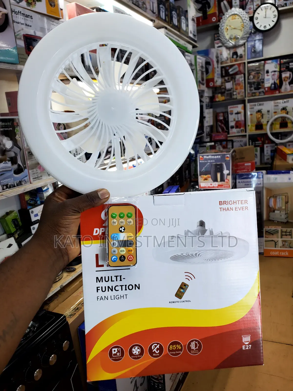 Multi-Function E27 LED Ceiling Fan Light-Bulb Fan