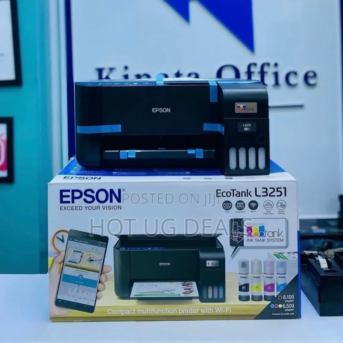 Epson L3251 Wireless All-in-One Ink Tank Printer | Print, Scan, Copy