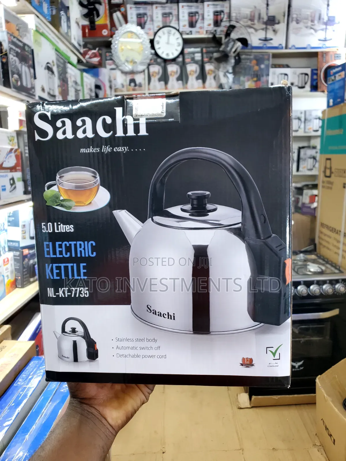 Saachi 5.0 Litres Electric Kettle (Model NL-KT-7735)