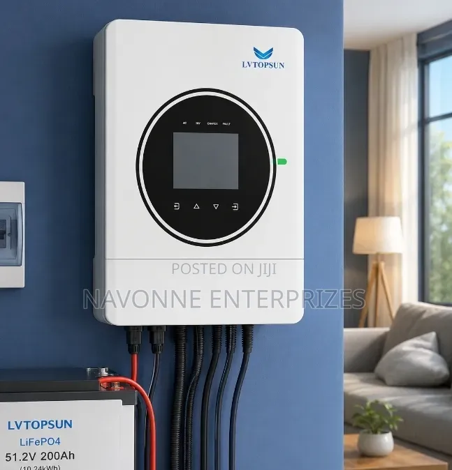 4kW 24V MPPT Hybrid Inverter for Home & Commercial Solar Backup