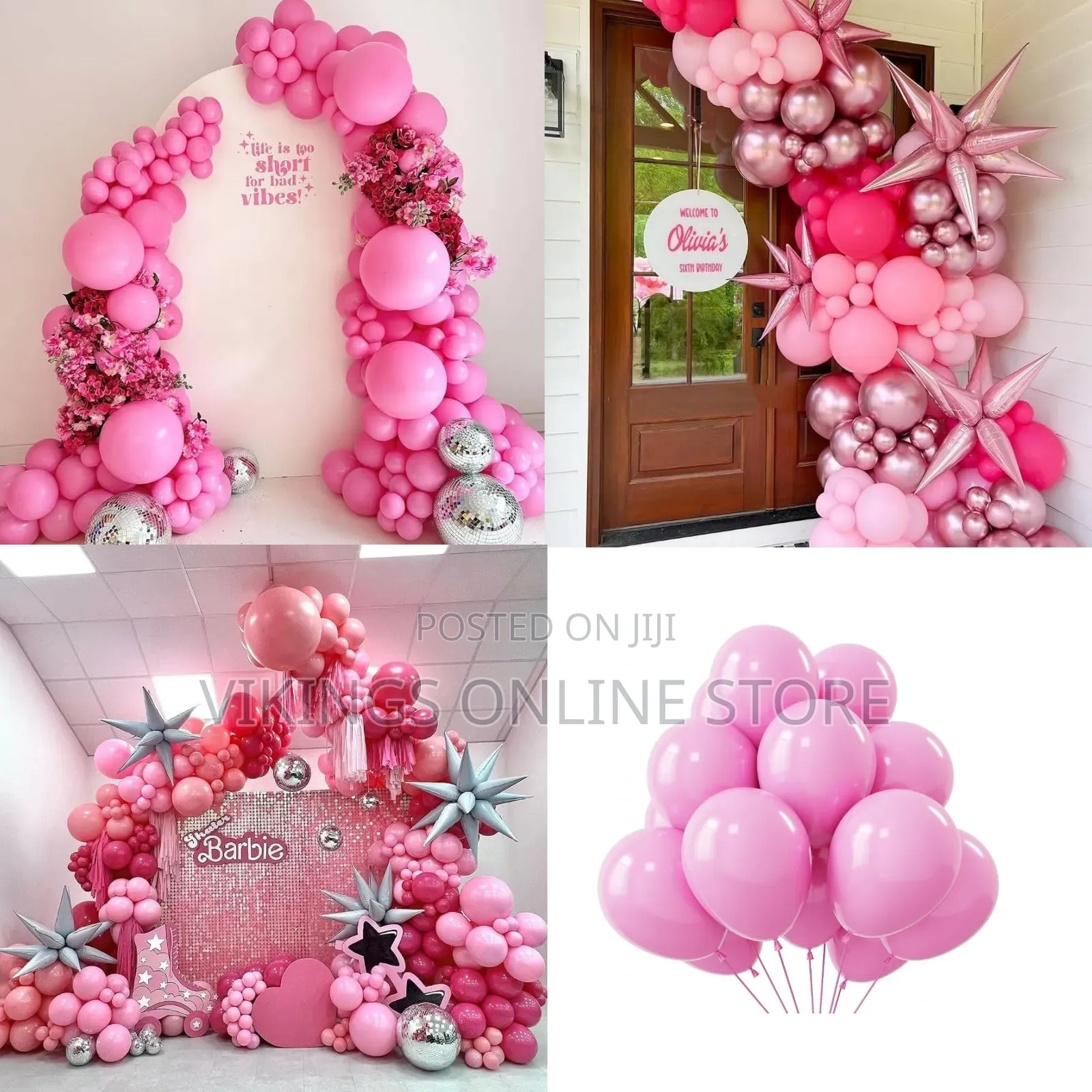 12 Inch
Light Pink 100 Pieces Matte Balloons for Birthday Wedding Baby
