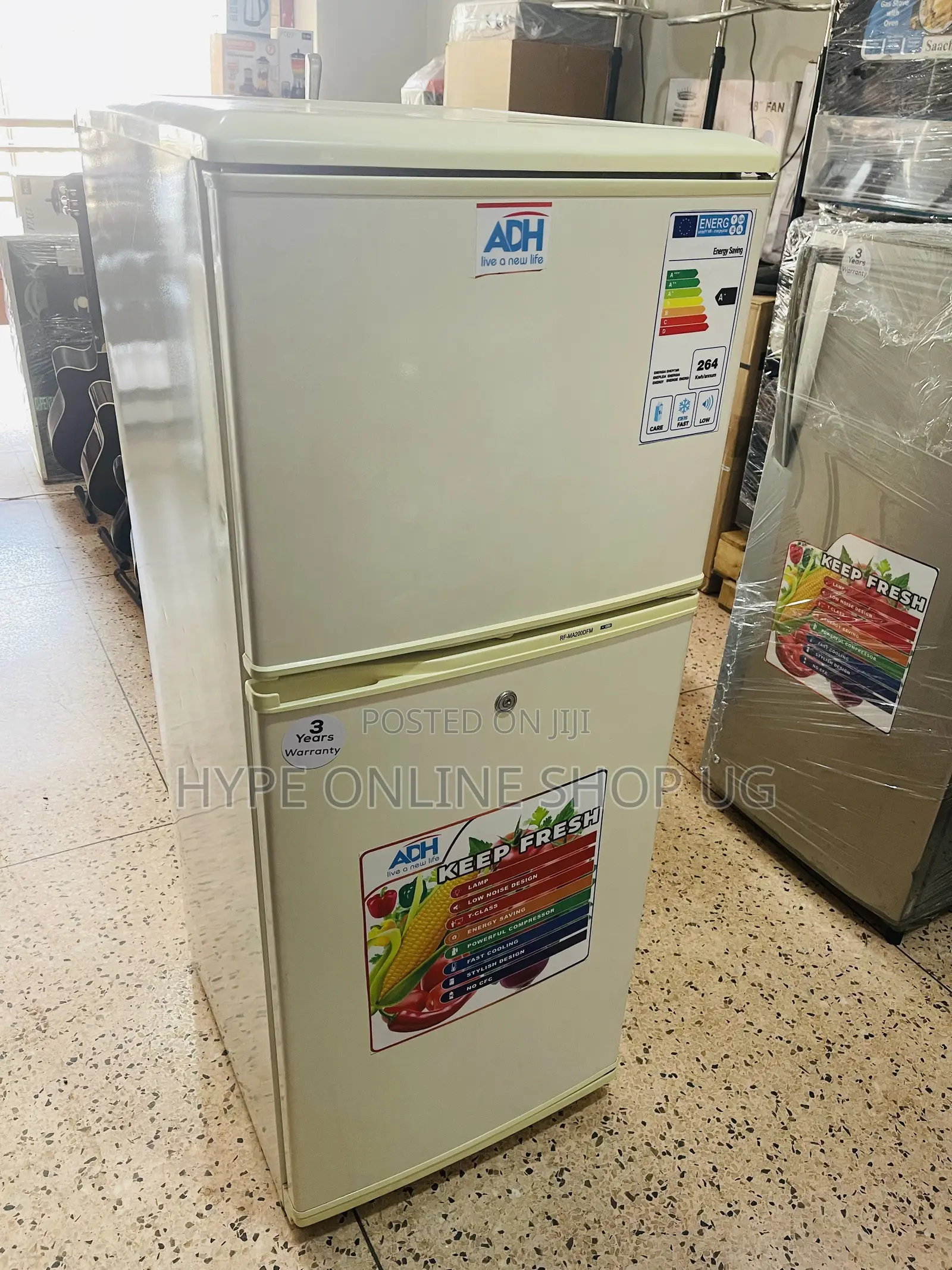 Rf Model,200L,adh Imported Used Double Door Fridge