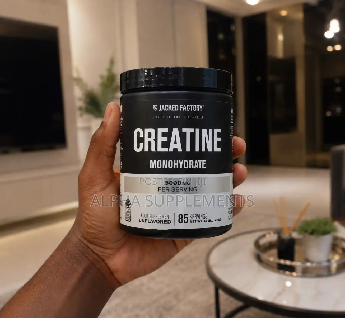 Jacked Factory Creatine Monohydrate – 425g | 85 Servings