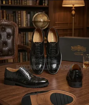 Mario Bruni Patent Leather Brogues Shoes– Size 43