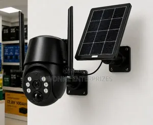 4G Solar PTZ Camera – Two-Way Audio, Motion Alert & Night Vision