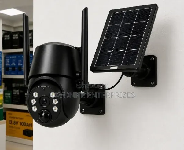 4G Solar PTZ Camera – Two-Way Audio, Motion Alert & Night Vision