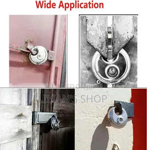Heavy Duty Disc Locks With Hardened Steel Shackle