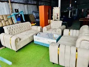 Creamy Sofa Set of Five