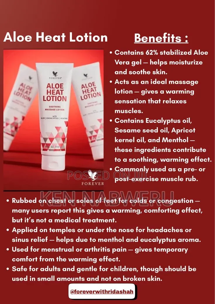 Aloe Heat Lotion