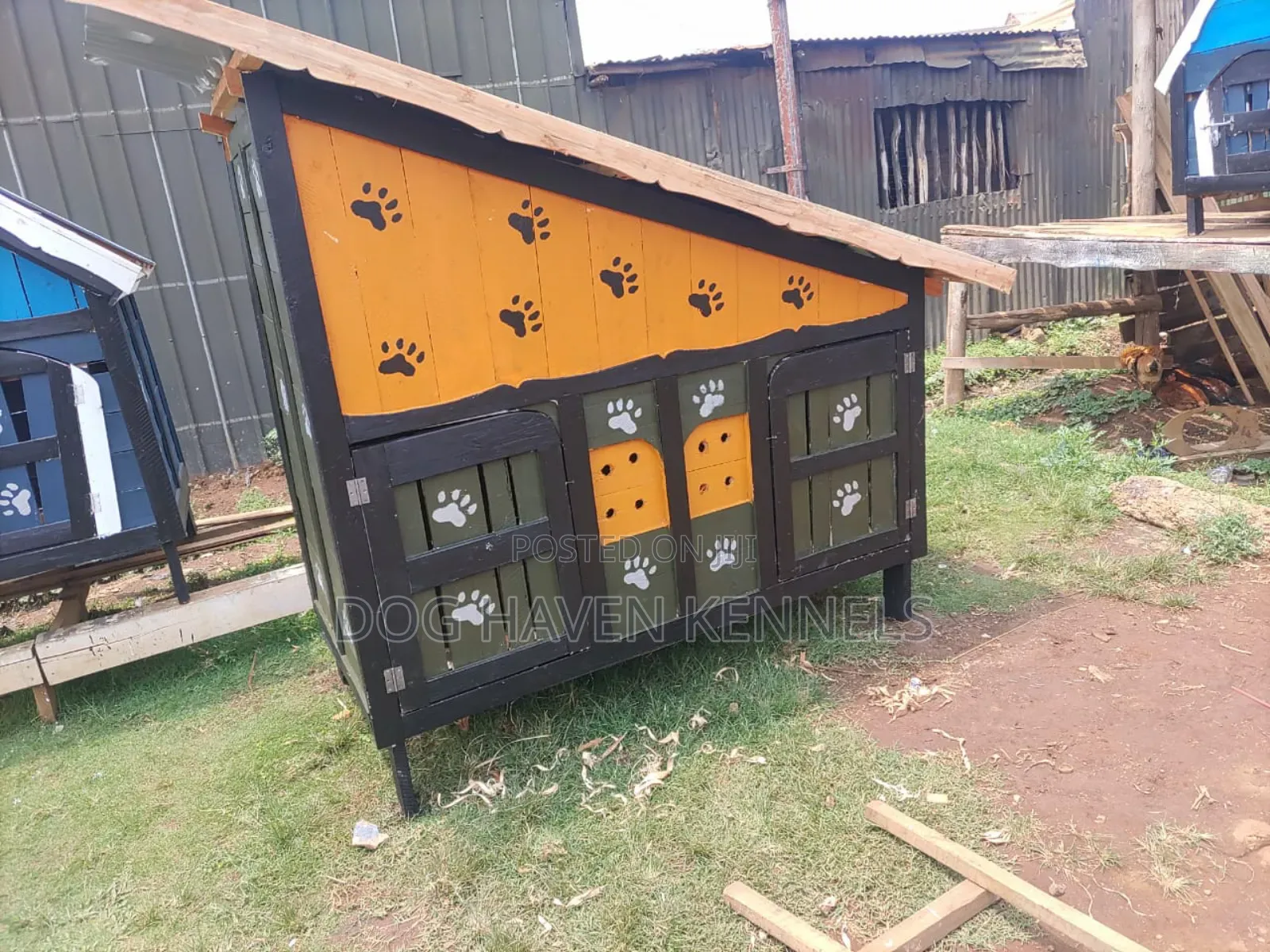 Double Door Dog Kennels Cages
